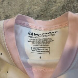 Sammy + Nat Toddler Girl Happy Whale Pajama Set